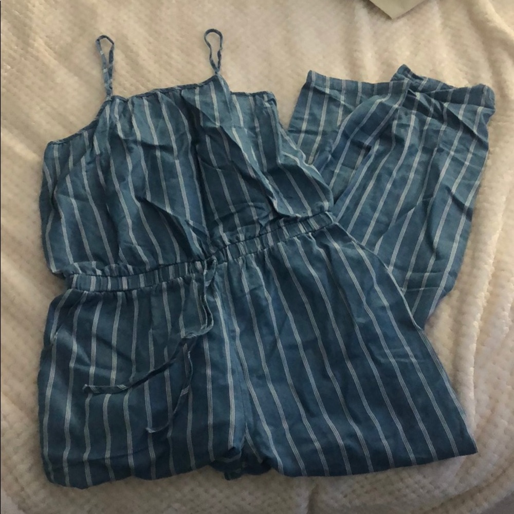 Striped Jumpsuit